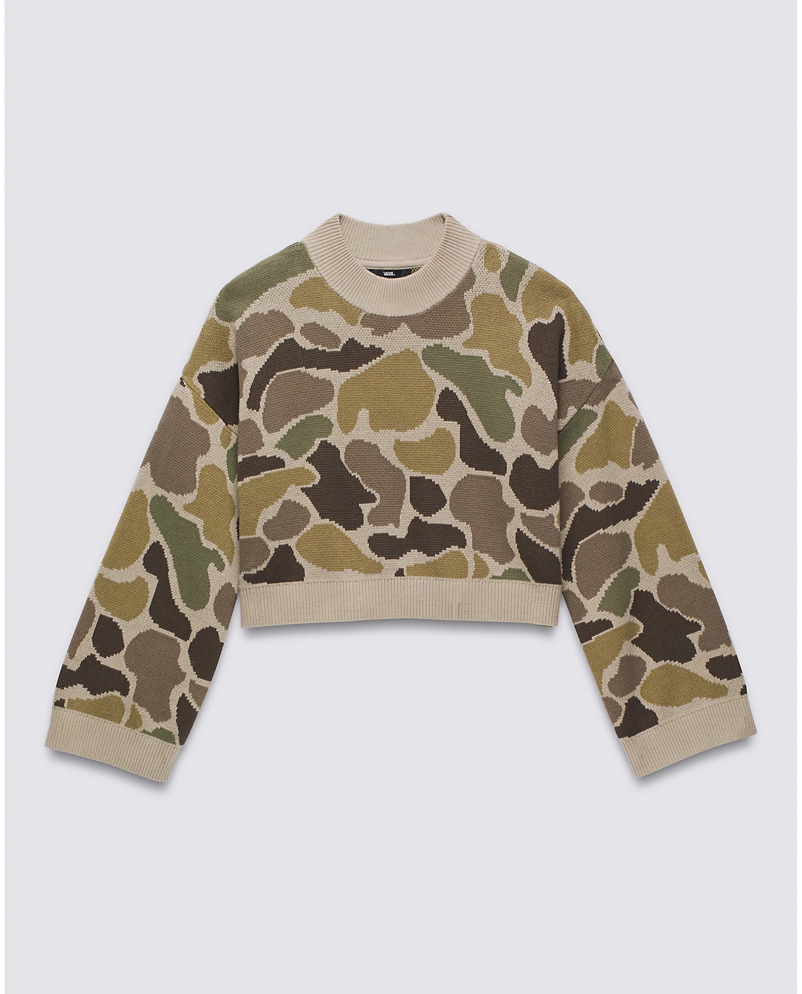 トップス yumi Camo Jacquard Sweater sol Women's Yummy Sweater Co